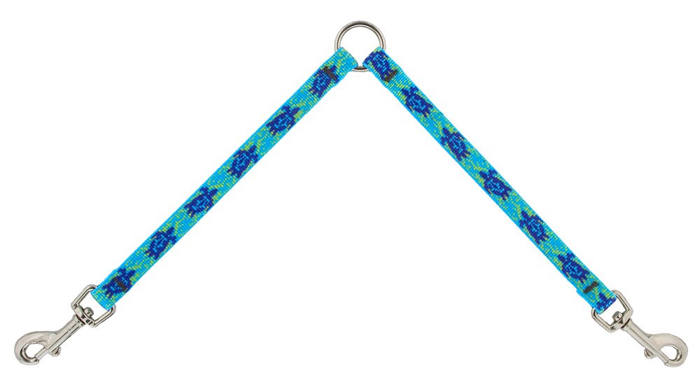 Coupleur LupinePet Originals Turtle Reef anti-enroulement pour laisses de petits chiens
