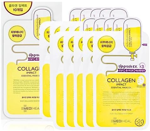 Mediheal Collagen Impact Essential Mask 10 Sheets Korean Skin Care Cosmetics by Mediheal