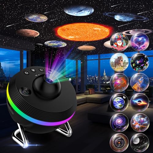 FlyLily 13-in-1 Star Projector Galaxy Night Light