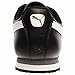 PUMA Men's ROMA BASIC Sneaker, black-white-puma silver, 8.5