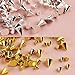 Unique Cone Nail Art Studs, Metal 3D Nail Art Studs Decoration, Silver and Gold Cone Metalic Spike Studs Nail Art Tiny Stick