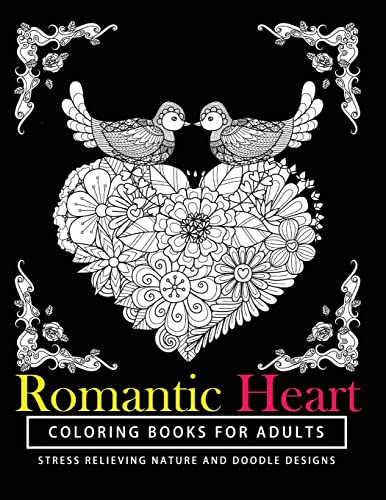 Romantic Heart Coloring Books for Adults: The best gift A Coloring Book for Grown-Up Girls from The Coloring Cafe image 2