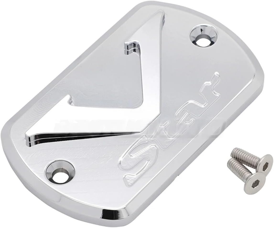 Brake Fluid Reservoir Cap Cover Motorcycle Brake Master Cylinder Reservoir Cap For V-Star 650 950 1100 1300 XVS650 XVS950 XVS1100 XVS1300