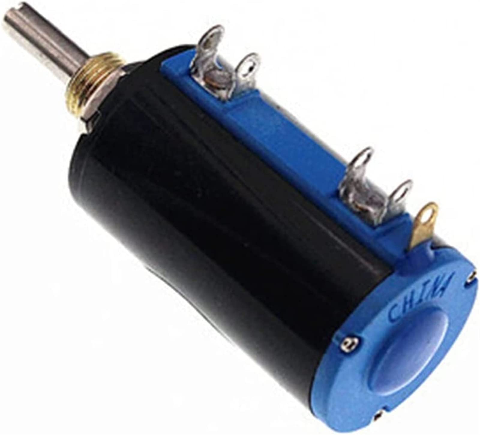 Potenciómetro 13-2W Resistencia del potenciómetro bobinado 100R 470R 1K 4.7K 10K 22K 47K 100KΩ Potenciómetro Giratorio Lineal con Perilla Componente (Size : 220 Ohm)