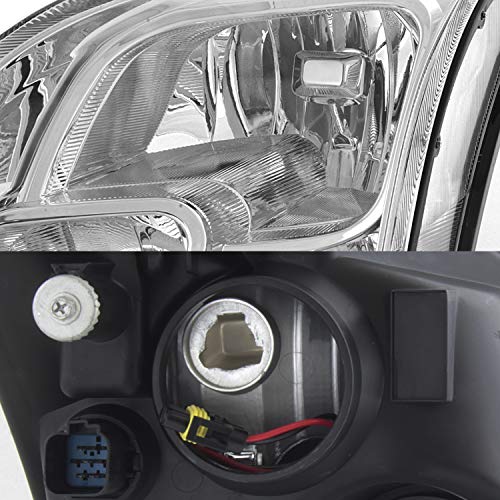 Akkon - Fits 2006-2009 Ford Fusion Original Manufacturer Style Headlights Assembly Chrome Housing Clear Lens #TOP6