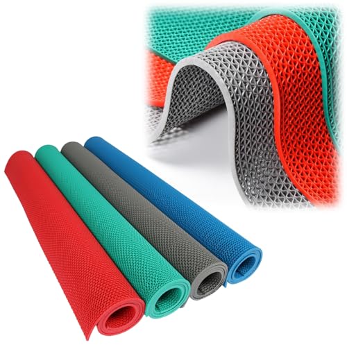 xinzyxx �r���}�b�g �ʋC�����}�b�g �}���r�� ����~�߃V�����[���O ���� PVC �h�� �J�b�g�\ �������O���p �v�[�� ���� ���� �K���[�W �����ی� �~�p�b�h(Gray,1.6m*3m)