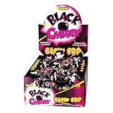 Charms Blow Pop Lollipops - Individually Wrapped Dual Candy and Gum Suckers - Peanut Free, Gluten Free - Bulk Treat for Kids and Adults – Black Cherry, 48 Count (Pack of 1)
