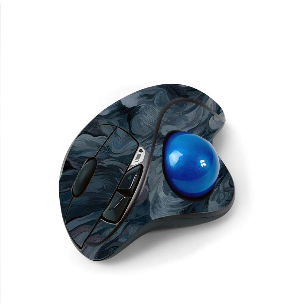 MightySkins Skin for Logitech M570 Wireless Trackball Mouse - Storm Cloud | Protective, Durable, and Unique Vinyl Decal wrap cover | Easy to Apply,