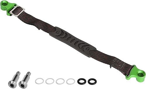 PRO CAKEN Correa de rescate ajustable trasera para KX KXF KLX RMZ DRZ Dirtbikes Motocross Universal, verde