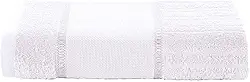 Toalha De Rosto Firenze III Para Bordar, Liso, 50cm X 80cm, Dohler S.A. (0000 - BRANCO, 50cm X 80cm)