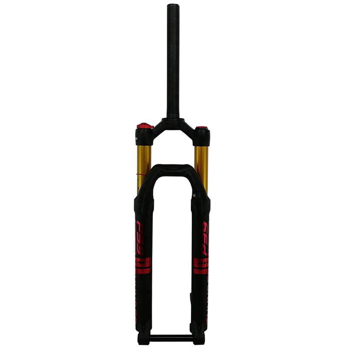 WIQUYBML MTB Air Suspension Fork 26/27.5/29 In Bike Front Forks With Rebound Adjust 1-1/8" Thru Axle 15 * 100 Shoulder Control Travel 100mm