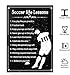 EMOHAT Soccer Life Lessons Metal Tin Sign - Inspirational Wall Art - Retro Decorations - Motivational Quotes for Soccer Lovers - 12x8 Inches