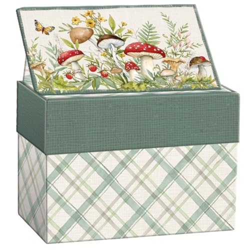 Lang, Woodland Mushrooms Recipe Card Box