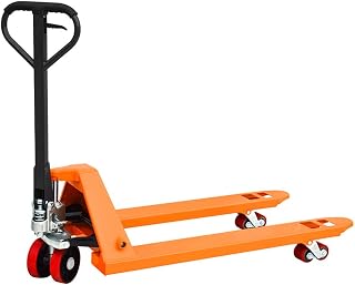 Pallet Jack 4400lbs Capacity, Mini Type Pallet Truck 1200mm* 550mm/1200mm*682mm Fork Size, Used in Indoor Storage and Handling (550mm)