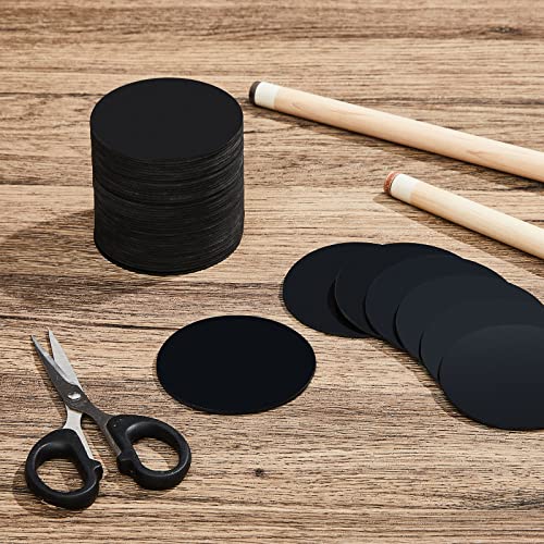 Haull 50 Pcs Billiard Pool Table Leg Shims 3" Diameter Rubber Pool Table Leveler Pool Table Shims Pool Table Foot Pads #TOP2