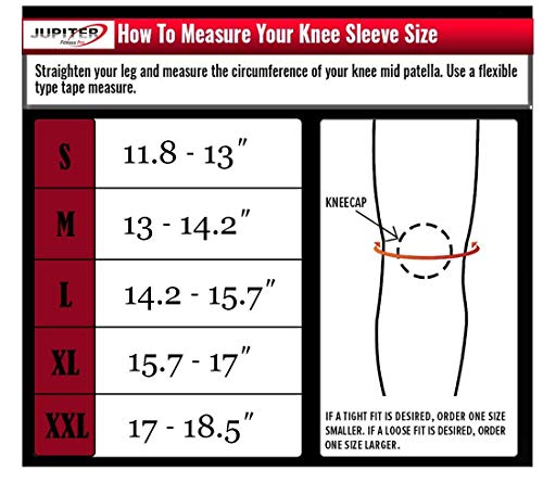 Knee Sleeves (1 Pair), 7Mm Compression Knee Braces For Squats,Weightlifting,Powerlifting,Cross Training For Men & Women (Medium) #TOP3