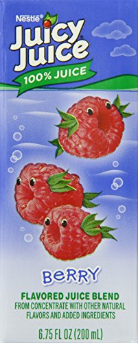 Juicy Juice 100% Juice, Berry, 8-Count, 6.75-Ounce Boxes (Pack of 4)