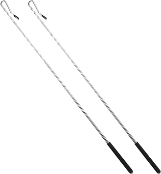 2 Pack Puppet Handles Arm Control Rod, 8-21 inch Extendable Metal Puppet Stick Accessory, Easy to Use Puppet Arm Rods Tools for Small and Large Puppets