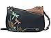 Chala Handbags Dragonfly Criss Cross Crossbody Handbag Purse