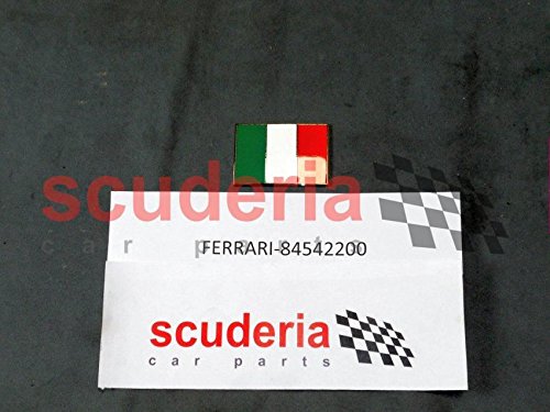 Ferrari 84542200 Italian Flag Badge Direct Replacement Genuine OEM Part Fits Ferrari 458