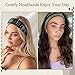 SAWINDA 6 Pack Boho Headbands for Women Short Headband Stretchy Non Slip Head Bands for Women's Hair Cloth Bandanas for Women Yoga Workout Head Wraps Accessories