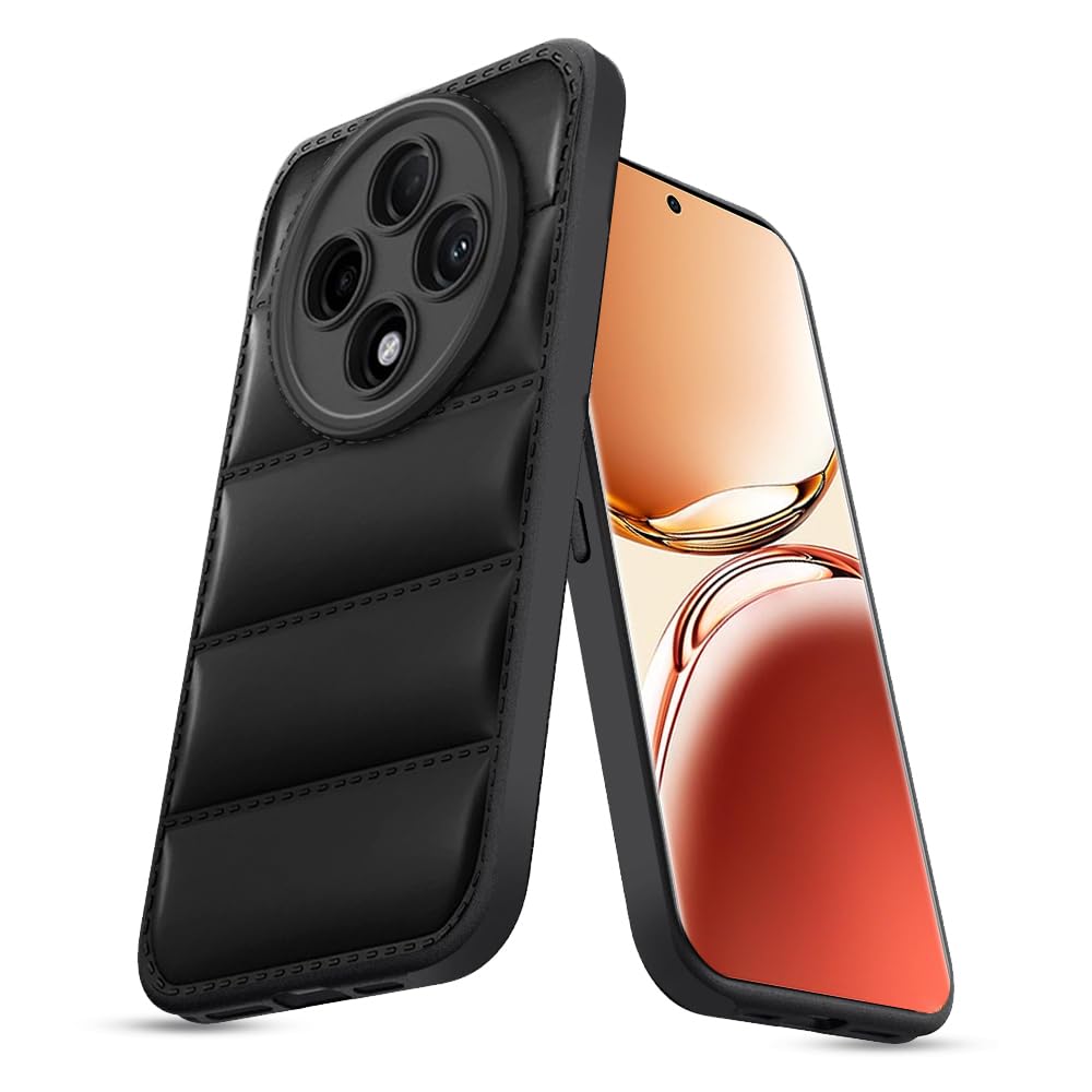 KARWAN® Puffer Edition Silicone Case Cover for Oppo F27 Pro Plus 5G | Scratch Resistance Mobile Cover, Camera Protection | Black (B0D87G2691) Amazon Price History, Amazon Price Tracker