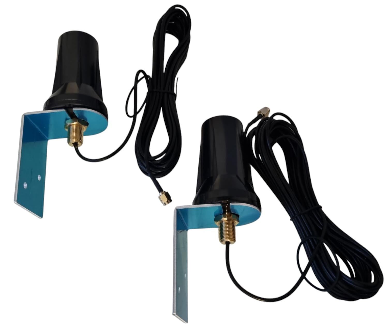 2 x LTE Dual 5G 4G 600-6000 MHz MIMO 2 x 3 m Antenne extérieure compatible avec routeur HTC 5G HUB, FritzBox 6850 5G, Huawei 5G CPE Pro 2, D-Link DWR-2010, compatible avec Nighthawk M5, Huawei E68