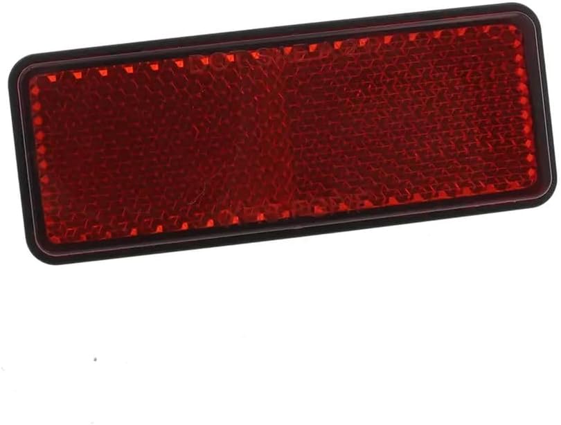 ATV Rear Reflector LT37 Rectangle Red Compatible With ATV Motorcycle Dirt Bike Scooter Quad
