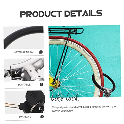 CLISPEED 4 Conjuntos De Trava De Bicicleta Trava De Bicicleta Elétrica Trava De Bicicleta Para Bicic