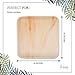 Kijani Palm Leaf Plates | Bamboo Plates Disposable Like | 10 Inch Square 20 Pack | Biodegradable, Compostable & Eco-friendly | Premium, Sturdy, Durable & Heavy Duty Wood Style | Entrée Plates
