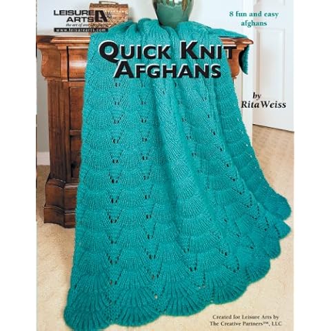 Leisure Arts Quick Knit Afghans Cover