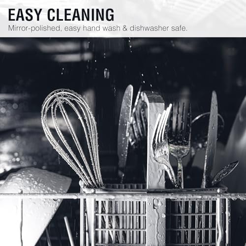 Stainless Steel Cooking Utensils Set, HIFIND 7PCS Kitchen Utensils Set, Durable Kitchen Utensils - Meat Fork, Solid Serving Spoon, Ladle, Pasta Fork, Skimmer, Slotted Serving Spoon, Slotted Spatula - Image 8