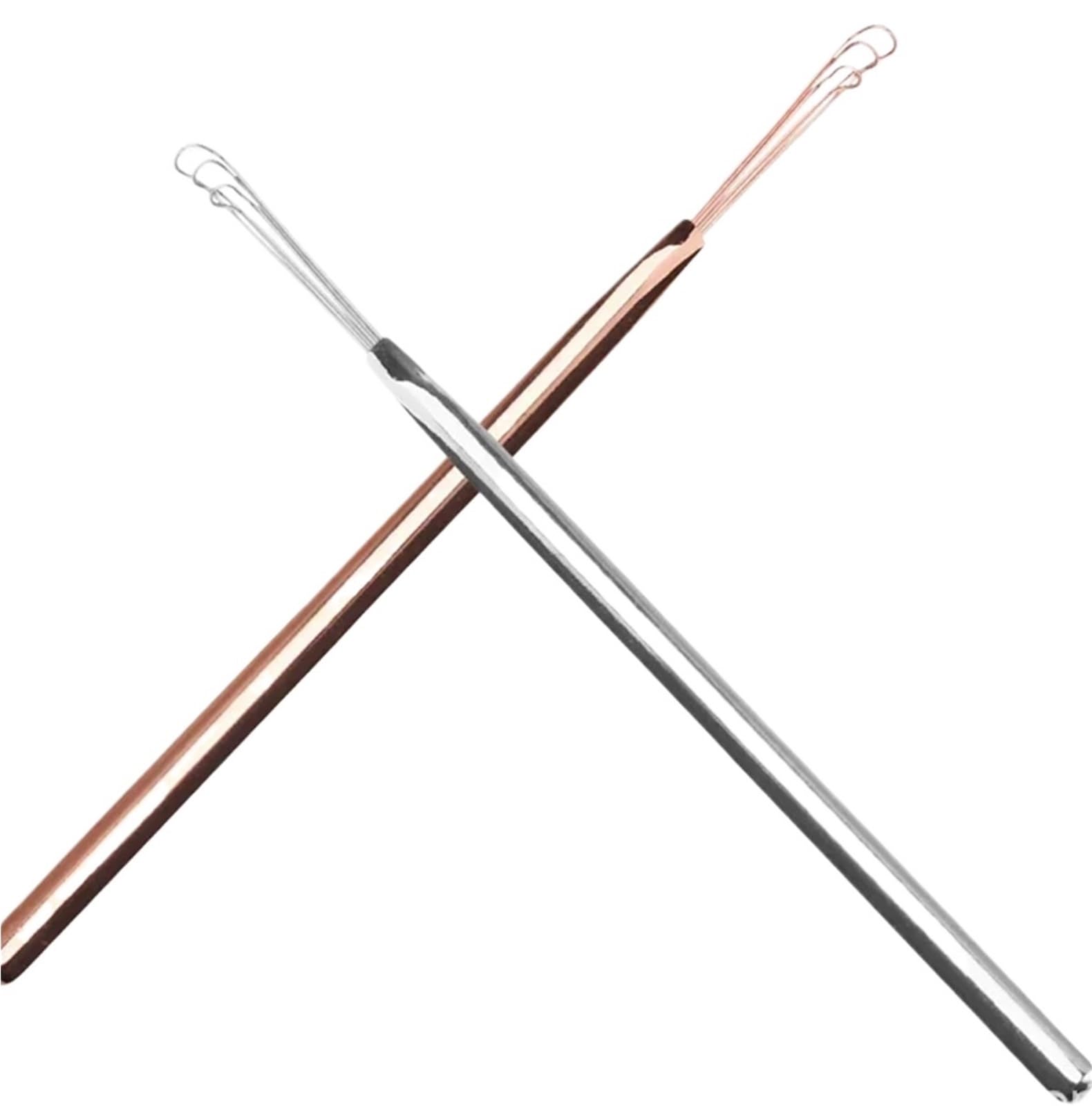 Earwax Removal Kit 6pcs Ear Tools Stainless Steel Silver Earpick Wax Remover Curette Cleaner Health Care Pick Handle