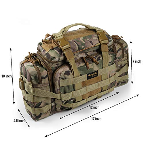 SHANGRI-LA Tactical Range Bag Outdoor Sling Backpack Hiking Fanny Waist Pack - Thumbnail 5