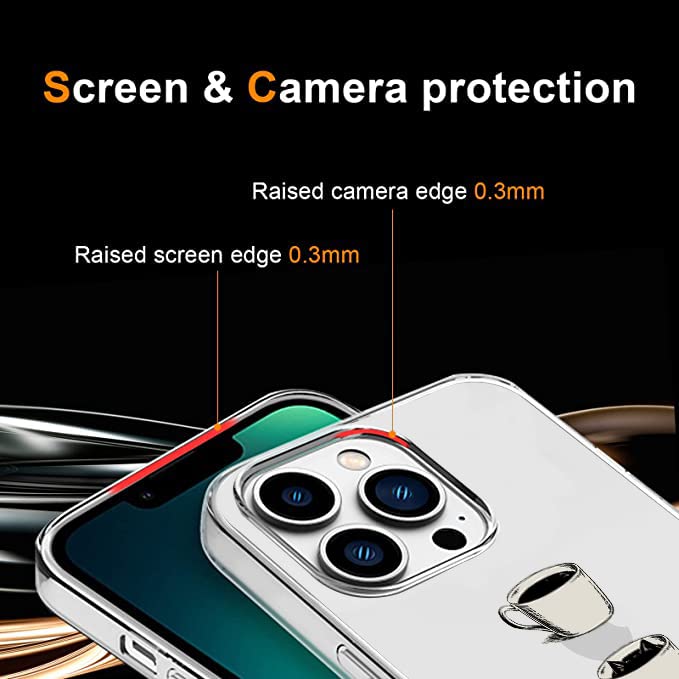 Coque iPhone 14 Pro antichoc protège des chutes motif chat - 3