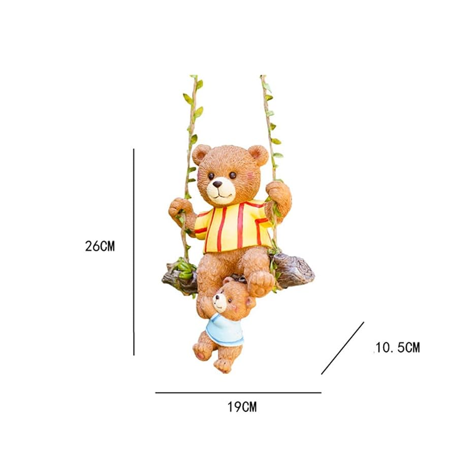 Amazon.co.jp: ガーデニング 置物 ガーデンオーナメント クマの