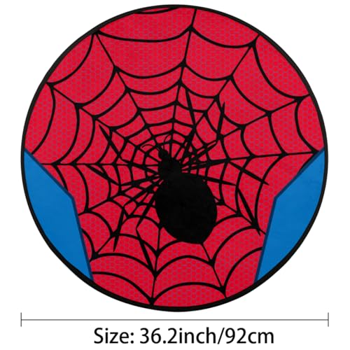 Tapete Red Spider Web Redondo 91 cm miniatura 2