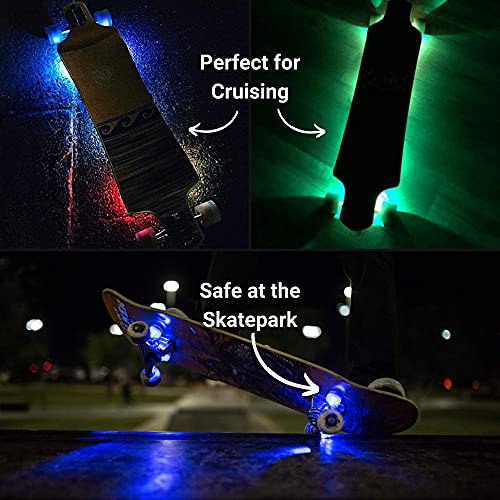 LED Underglow Lights pour ne plus rouler dans le noir en skateboard