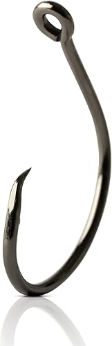 Miniatura 2 de Mustad Demon Offset Circle, 1X Strong - Black Nickel