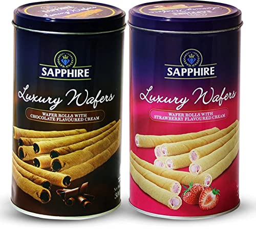 See full amazon price history chart for Sapphire Luxury Wafer Rolls Chocolate, 300 g + Sapphire Luxury Wafer Rolls Strawberry, 300 g (Pack of 2) Sapphire Luxury Wafer Rolls Chocolate, 300 g + Sapphire Luxury Wafer Rolls Strawberry, 300 g (Pack of 2) (B07MBGYM19) Amazon Price History, Amazon Price Tracker