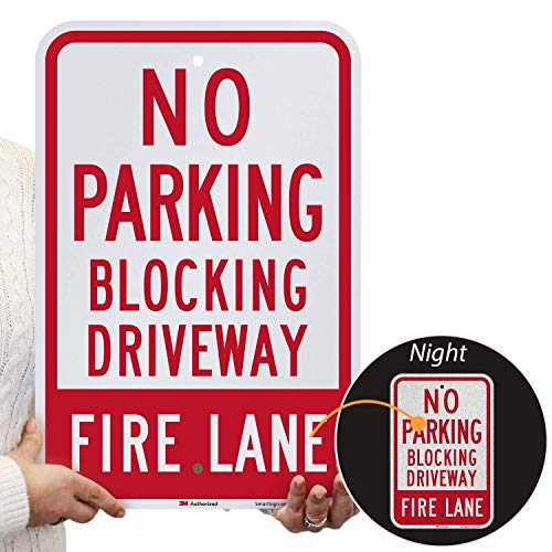 Panneau No Parking réfléchissant 3M pour visibilité nocturne