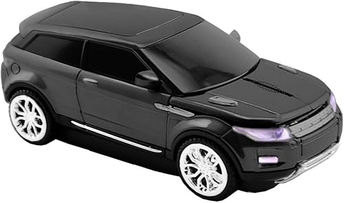 Miniatura 1 de Ratón inalámbrico para coche, 2,4 GHz, diseño deportivo y con forma de SUV, ratón óptico para juegos con DPI 1600 ajustable con receptor USB, apto