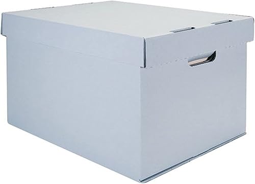 Lineco, Archival - Cartón de almacenamiento de discos de triple resistencia, organizador portátil sin ácidos con tapa, apto para carpetas de