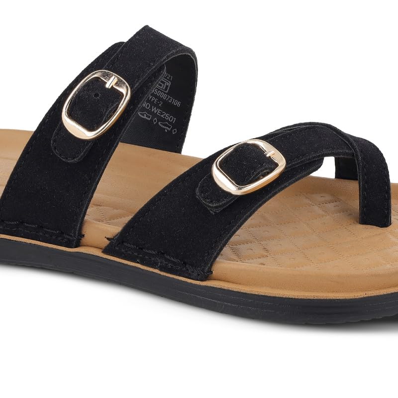 Image of WALKAROO Comfort Sandal For Women's|CloudStep Double-Density PU Sole - Ultimate Comfort|Stylish Casual Wear|WE2501