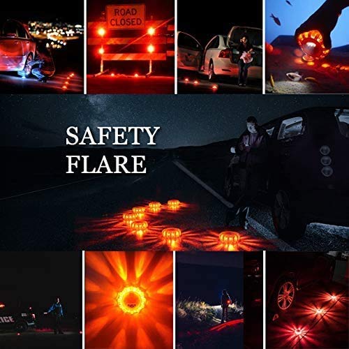 Brite Innovations LED Emergency Roadside Flares Safety Strobe Light, Super Bright Battery Roadside Beacon Alert Flare Light Can Be Seen A Mile Away, Comes With A Convenient Carrying Kit, 2 Pack - Image 9