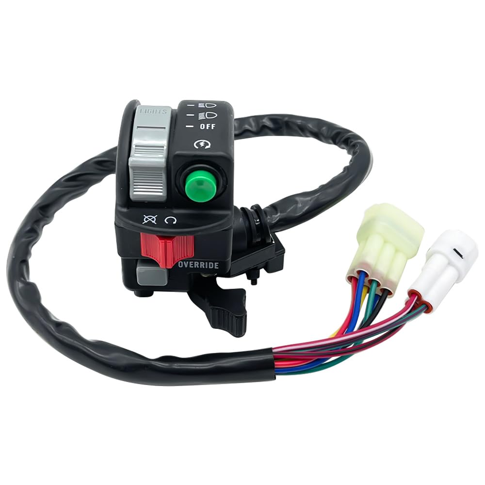 Left handlebar switch suitable for Yamaha Grizzly 350 400 450 660 Kodiak 450 Big Bear 400 IRS YFM350 YFM400 YFM450 YFM660#OEM 5KM-83972-00-00 5KM-83973-00-00 0