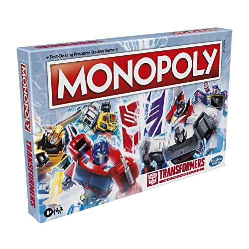 Monopoly: Transformers Edition para 2-6 jugadores de 8 años en adelante miniatura 1