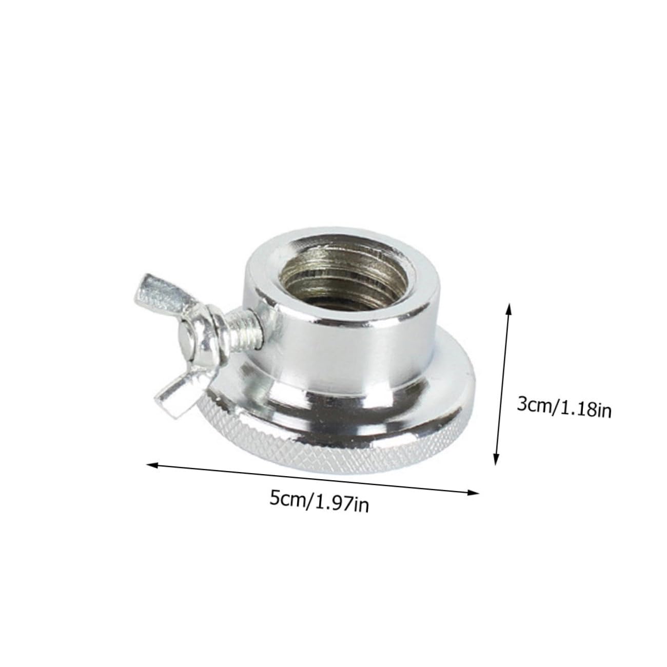 TIDTALEO 4pcs Dumbbell Barbell Collars Double Screw Clamps for Secure Holding Non- Design for Weight Lifting and