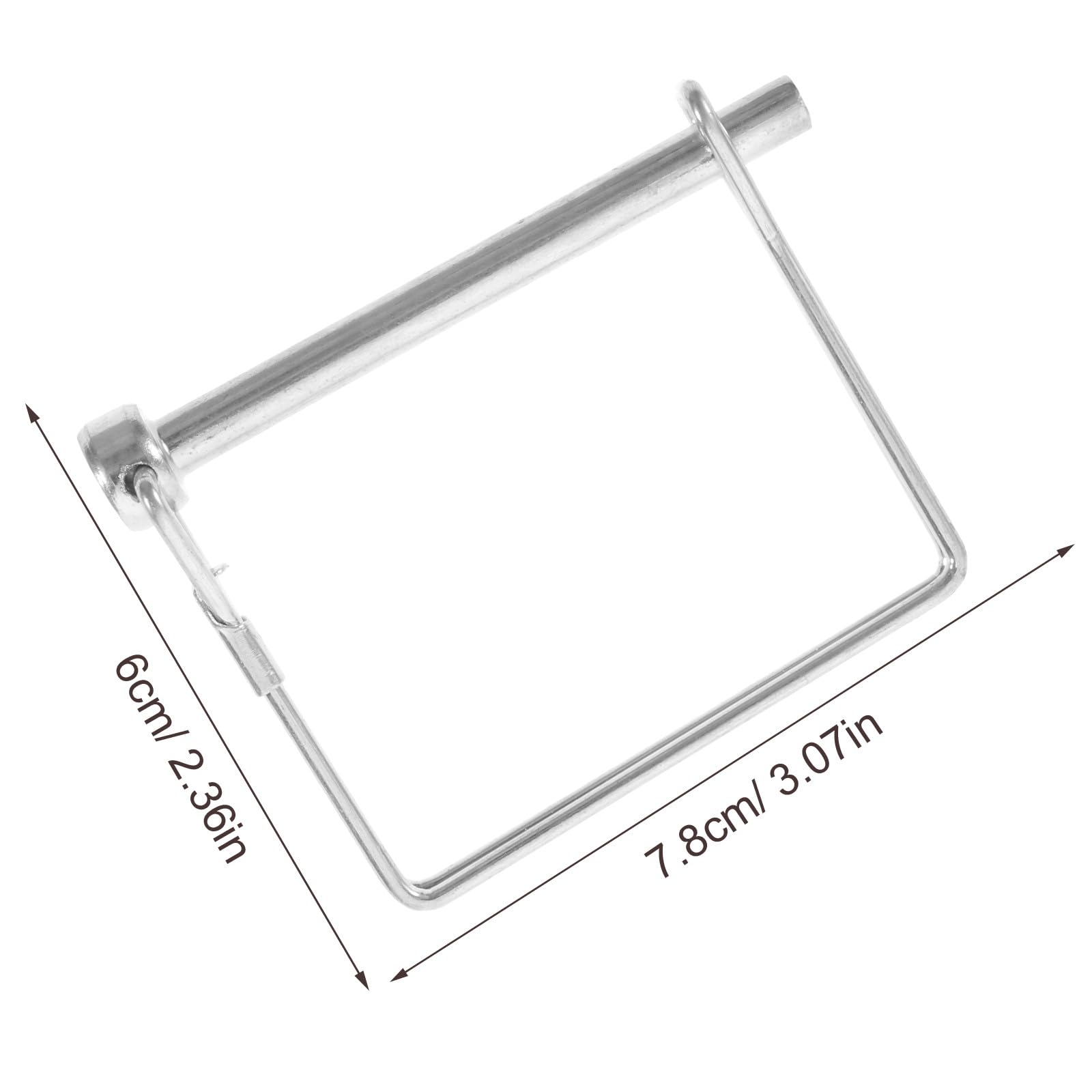 10 Pezzi Perno Aggancio Rimorchio Pin Sicurezza Versatile Bloccaggio Rimorchio Leggero Resistente Facile Installazione per Veicoli Diversi
