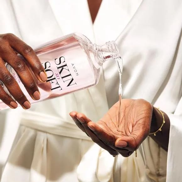 Avon Skin So Soft Soft & Sensual Bath Oil 16.9 fl oz Moisturizing Argan Body Oil for Hydrated, Glowing Skin - Image 4